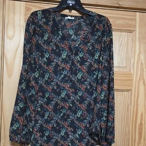 Maurices Multicolor Floral Blouse